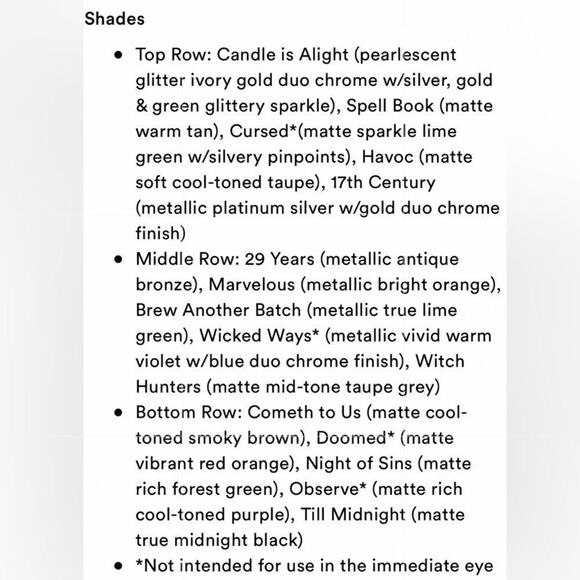 ColourPop Hocus Pocus 2 All Hallows Eve Pressed Powder Palette NWT - Picture 5 of 13